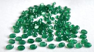 Ónix verde natural 6x8mm Corte ovalado Ónix verde suelto Calidad superior-Ónix verde suelto Calidad superior - Product Image 3