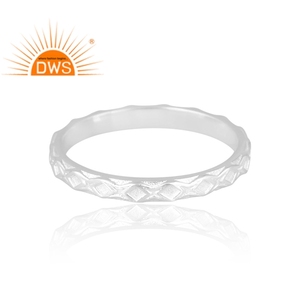 Nueva tendencia, anillo de banda de Plata de Ley 925 para mujer, joyería personalizada para mujer, regalo para ella - Product Image 4