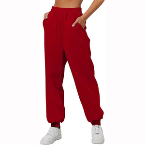 Streetwear en coton personnalisé de haute qualité, pantalons de survêtement pour femmes, pantalons de gym et de course, pantalons de survêtement en coton, pantalons lourds - Product Image 5