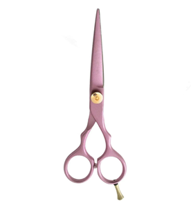 Ciseaux de coiffeur en acier inoxydable à utiliser à droite Ciseaux de coiffure bébé rose pour la beauté - Product Image 5