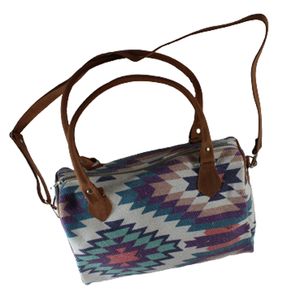 กระเป๋าสะพายไหล่ผ้าคอตตอนเคลิมผ้าทอสำหรับผู้หญิงเย็บสวยงามสำหรับช้อปปิ้งคลัทช์เดินทาง - Product Image 4