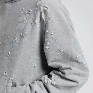 Sudadera con Capucha Personalizada, 100% Algodón, Estilo Vintage, Diseño Sólido, Sudadera con Capucha de Felpa Francesa para Hombre, al por Mayor - Product Image 4