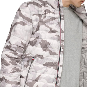 Nouvelle veste d'hiver matelassée pour homme avec design imprimé personnalisé, col montant en toile, logo frontal, écologique, respirante et imperméable - Product Image 5