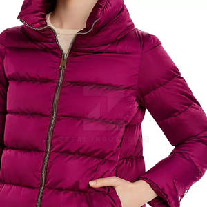 Chaqueta Acolchada para Mujer con Cierre, Talla y Color Personalizables, Alta Calidad, Transpirable, Resistente al Viento, Ecológica, de Poliéster/Nailon, para Invierno - Product Image 6
