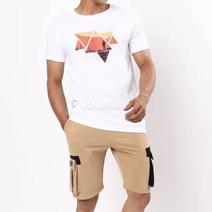 Camiseta de algodón con estampado de secado rápido más vendida para hombre, ropa informal estampada de corte holgado a la venta - Product Image 4