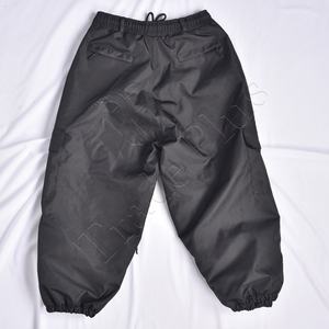 Logo personnalisé Pantalon cargo en polyester léger de couleur unie à taille élastique Pantalon de ski de snowboard imperméable et respirant pour l'hiver - Product Image 2