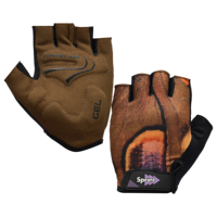Gants de cyclisme demi-doigt avec logo personnalisé Rembourrage en gel évacuation de l'humidité fabriqués en cuir synthétique de haute qualité pour le sprint