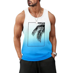 Camiseta sin mangas transpirable de secado rápido de la mejor calidad, camiseta sin mangas para gimnasio y Fitness por sublimación, chaleco para correr Unisex - Product Image 2