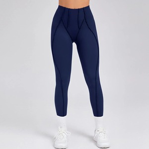 Nuevas mallas de alta calidad al por mayor para mujeres con estilo Scrunch Butt Yoga Legging personalizado Spandex Nylon Scrunch Butt Leggings - Product Image 2