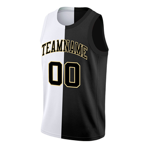 Maillot de basketball unisexe personnalisé, directement de l'usine, haute qualité, sublimation, grandes tailles, respirant, séchage rapide, manches courtes, design fendu - Product Image 3
