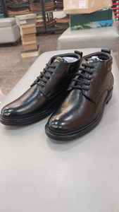 Men's Evergreen Autumn Winter Waterproof Anti-Slip Genuine Leather <b>Boots</b> Casual Lace-Up Large Size - Product Image 5