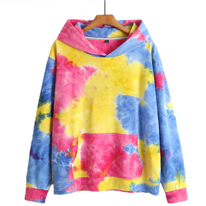 Sweat à capuche tie-dye personnalisable pour homme, coupe classique, molleton de coton lourd, poche d'hiver, écologique, respirant, séchage rapide - Product Image 3