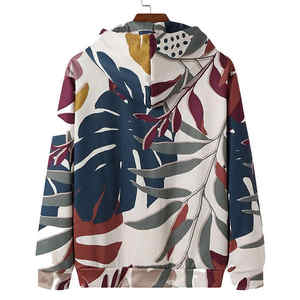 Sweat à capuche élégant à motif solide de qualité supérieure 100% polyester confortable et chaud pour toute occasion d'hiver - Product Image 2