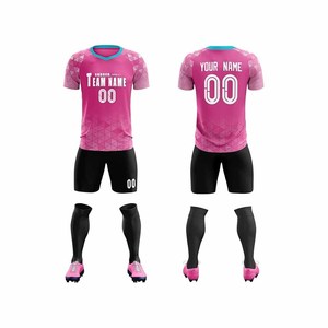 Maillots et shorts de football personnalisés pour joueurs de sports de plein air, design sur mesure, impression par sublimation. - Product Image 5