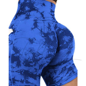 Shorts de Yoga para Mujer, Cintura Alta, Corte Holgado, Transpirables, Resistentes al Viento, con Cierre de Cordón, Ropa Deportiva para Gimnasio y Running - Product Image 4