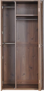 Praca moderno lujoso Blanco marrón plegable persiana puerta armario de madera a un precio económico para la aplicación del dormitorio - Product Image 5
