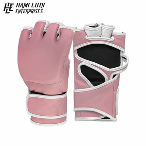 Venta al por mayor 2025 de alta calidad de cuero PU guantes de boxeo profesionales adultos MMA entrenamiento Sparring Kickboxing guantes de boxeo - Product Image 1