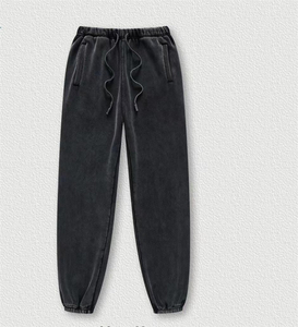 Pantalon décontracté à taille élastique de la meilleure qualité pour hommes séchage rapide coton polyester grande poche léger design plat vente avant - Product Image 3