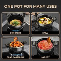 Ustensiles de cuisine polyvalents Nouvelle arrivée Micro autocuiseur antiadhésif en aluminium pour divers poêles