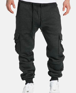Pantalon de jogging vierge personnalisé pantalon de survêtement en coton éponge française pantalon baggy à rayures latérales pantalon de survêtement évasé à jambe droite pour hommes - Product Image 6