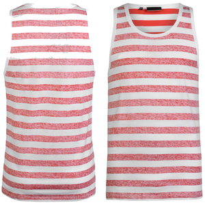 Vente en gros de débardeur pour hommes avec logo personnalisé débardeur Stringer en polyester pour l'entraînement et la gym - Product Image 4