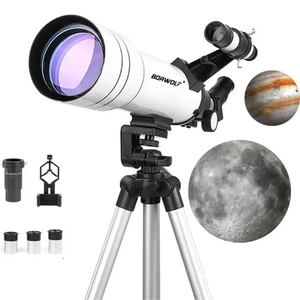 Télescope astronomique professionnel HD 70 mm, réfracteur en métal - Product Image 1