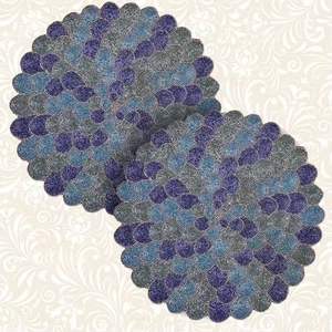 Unique Design Geometric Round Glass Beaded <b>Table</b> <b>Mat</b> Handmade Decorative <b>Place</b> <b>Mat</b> Glass Beaded Charger - Product Image 3