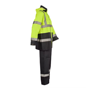Vêtements de sécurité, uniforme de travail, vente en gros, combinaison de sécurité haute visibilité en polyester, vêtements de travail personnalisés, antibactérien, unisexe, construction - Product Image 2