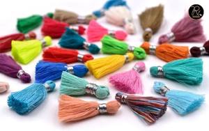 Tassel for Jewelry Earrings Bags Keychains Craft DIY <b>Accessories</b> Handmade Cotton Wholesale Custom Colors Low MOQ Supplier - Product Image 3