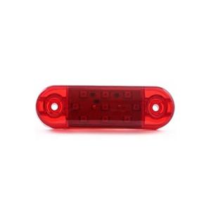 Dito paffuto LED 9 LED rosso 10 pezzi 12/24v - Product Image 4