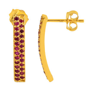 Pendiente de plata esterlina 925 hecho a mano clásico mejor diseño rojo ónix piedra preciosa bisel chapado en oro pendiente de gota para regalo de fiesta de boda - Product Image 5