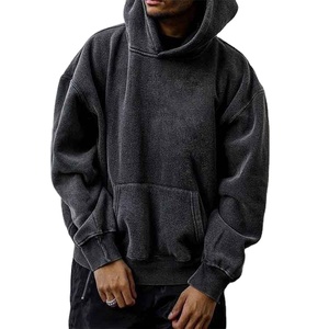 ผ้าฝ้าย100% ขนาดใหญ่กว่าปกติสไตล์วินเทจผ้าเทอร์รี่ฝรั่งเศสสำหรับบุรุษฤดูหนาวเป็นมิตรกับสิ่งแวดล้อมแสงแดดจางหายไป500 GSM ล้างกรดเปล่ากำหนดเอง2025 - Product Image 1