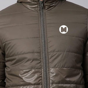 <b>Men's</b> Lightweight Water-Resistant <b>Canvas</b> Puffer <b>Jacket</b> Full Sleeves with Stand Collar Casual Winter Wear Wholesale Available - Product Image 5