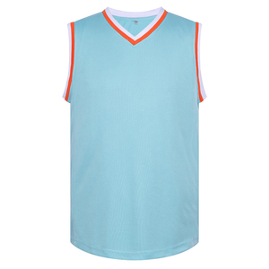Camiseta de Baloncesto Ligera para la Liga de Verano, Tejido Suave al Tacto, Abertura Amplia en los Brazos, Máximo Movimiento, Alta Visibilidad, Estilo Deportivo - Product Image 4