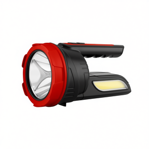 Linterna portátil recargable (5W LED 380 Lm) Roja y Negra PP3172 - Product Image 2
