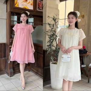 ชุดเดรสผ้าไหมผู้หญิงเดรสแม็กซี่เดรสแฟชั่นลำลองราคาสมเหตุสมผล - Product Image 2