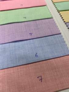 Tela Italiana de Lujo de Primera Calidad, 58 Telas, Polialgodón de Alta Calidad para Camisas de Hombre, Mujer y Niño, Tinte Liso, Ancho de 58 Pulgadas - Product Image 2