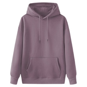 Sudaderas con capucha de alta calidad para mujer, bolsillo de canguro, patrón sólido de moda Simple, estilo informal con capucha, diferentes colores para otoño, MOQ bajo - Product Image 2