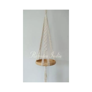 Coton Macramé Plante Étagère - Product Image 1