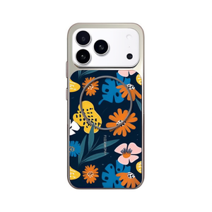 Étui magnétique anti-chute en TPU+PC vierge pour sublimation à motif floral pour téléphone portable S24/S25 Plus - Product Image 1