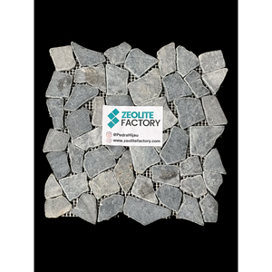 โมเสกหินธรรมชาติหินอ่อนสีเทาอ่อนสำหรับตกแต่งห้องน้ำ - Product Image 1