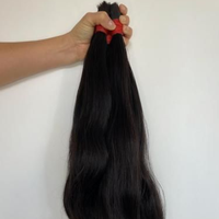 Cheveux humains indiens Remy 100% naturels |   En vrac |   Machine à double trame |   Perm Weave Ready |   Emballage personnalisable |   Toutes les couleurs |   Doux