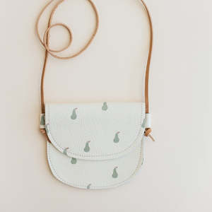 Petit sac à main en cuir pour enfants, motif poire, sac de rangement fonctionnel - Product Image 1