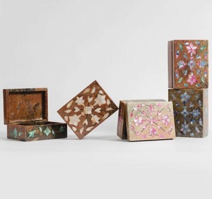 Marbre fait main de haute qualité avec incrustation de nacre ou boîte de coquille pour une utilisation polyvalente idéale pour les cadeaux et les cadeaux. - Product Image 3