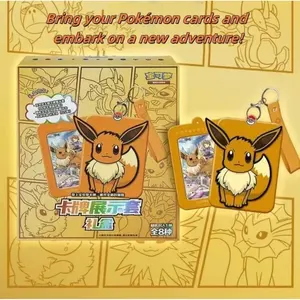 Pokémon TCG – Coffret de Présentation de Cartes Eevee en Chinois (Version Simplifiée) – Boîtes Scellées en Silicone (8 par boîte) – Deux Boosters par Boîte Surprise - Product Image 5