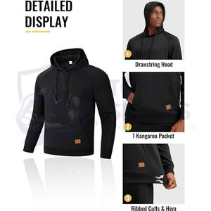 Conjunto Deportivo para Hombre, Chaqueta y Pantalones con Logotipo Personalizado, Cómodo, Ajustado, Transpirable, Ligero, del Mejor Proveedor, para Todas las Temporadas - Product Image 3