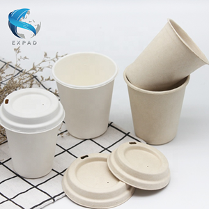 Taza de fibra de caña de azúcar ecológica para una vida ecológica - Product Image 1