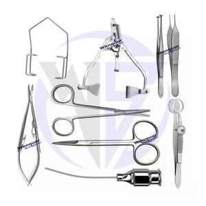 ชุดเครื่องมือผ่าตัดตาสัตวแพทย์9ชิ้นชุดคู่มือสเตนเลสคุณภาพสูงสำหรับการผ่าตัดทั่วไป wenquar - Product Image 2