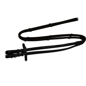 Bride de Weymouth à double rênes en cuir Cheval Produits - Product Image 4