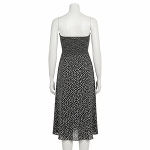 Robe décontractée sans bretelles, antistatique, en tissu polyester doux, légère, pour femmes, tenue quotidienne d'été, vêtements confortables - Product Image 2